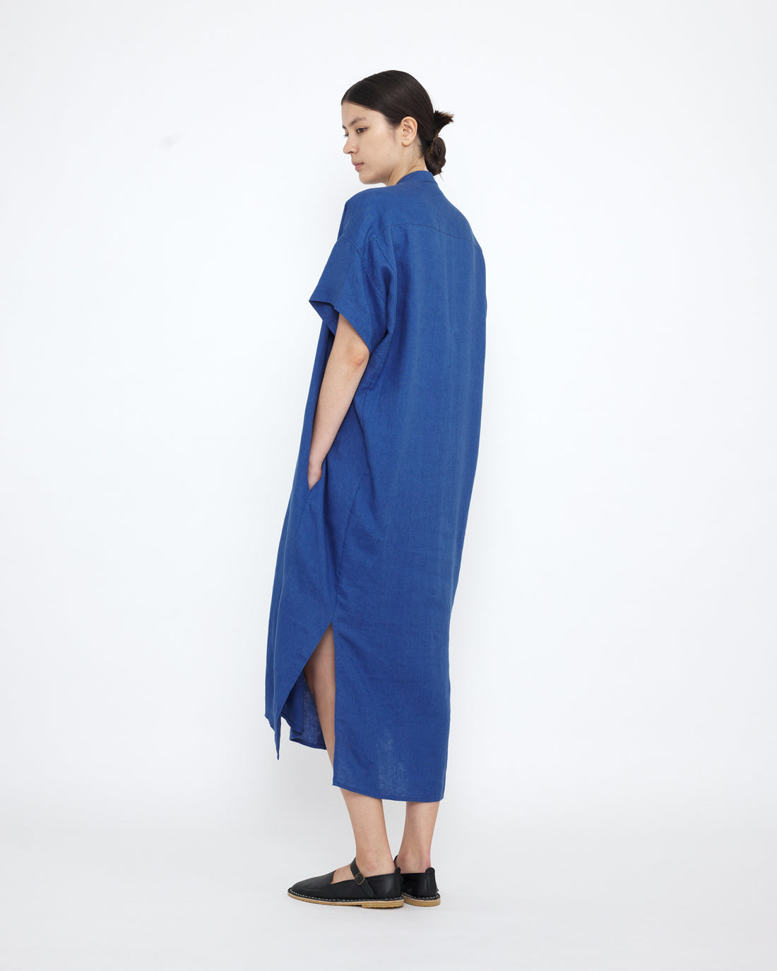 Linen Shirtdress - SS25 - Cobalt