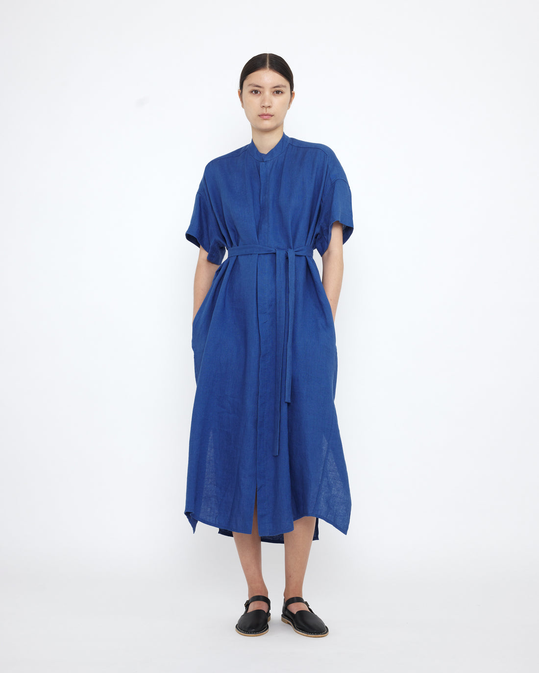 Linen Shirtdress - SS25 - Cobalt