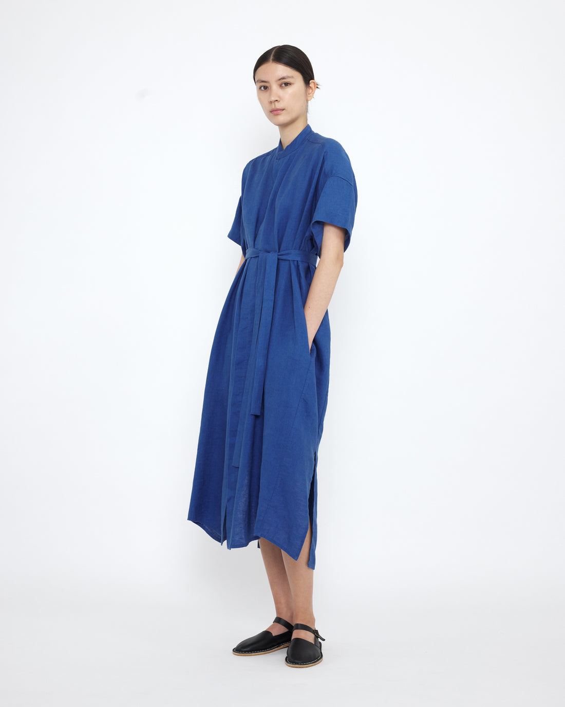 Linen Shirtdress - SS25 - Cobalt