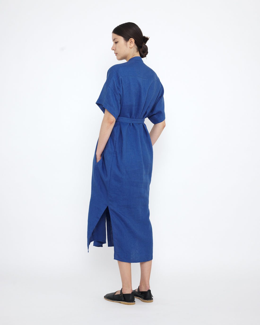 Linen Shirtdress - SS25 - Cobalt