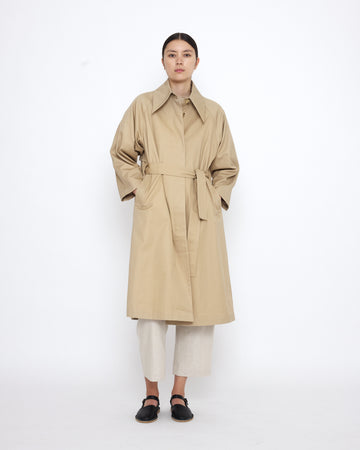 Spring Overcoat - SS25 - Tan Beige