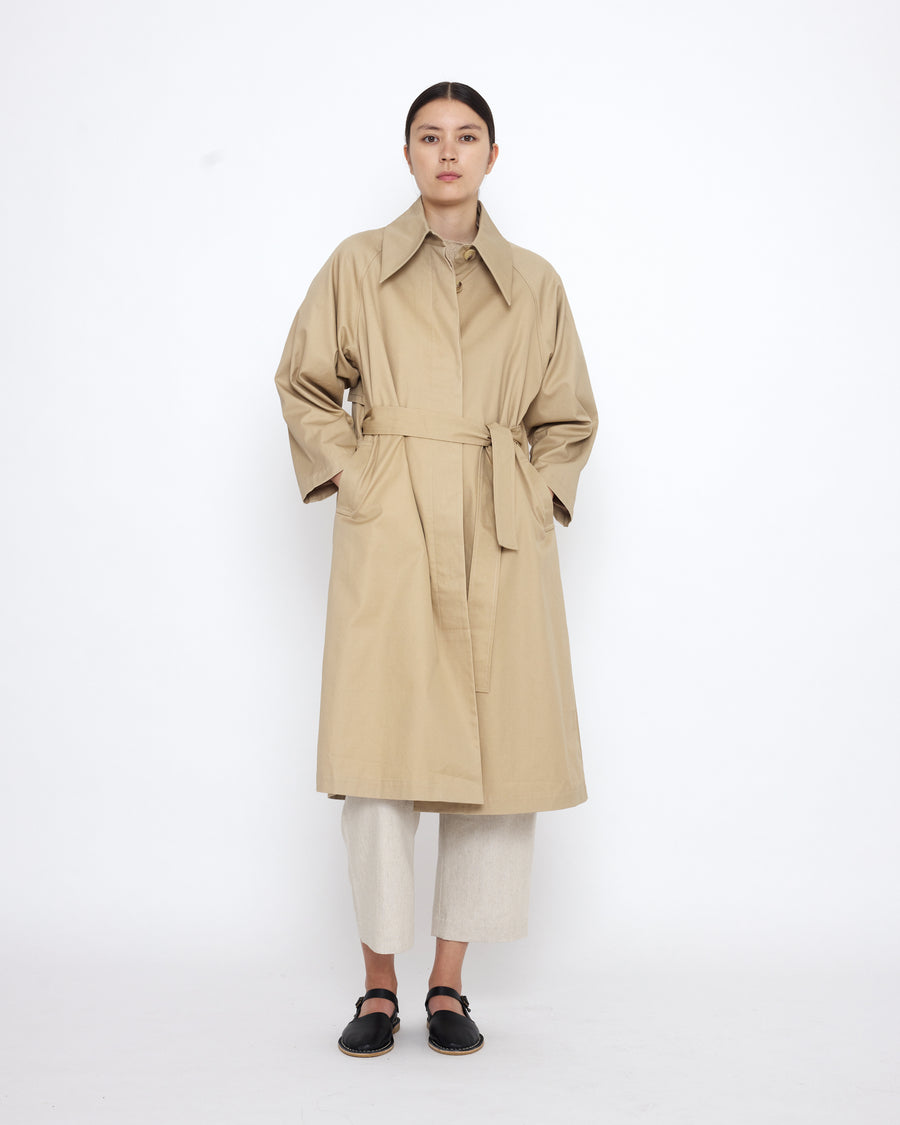Spring Overcoat - SS25 - Tan Beige