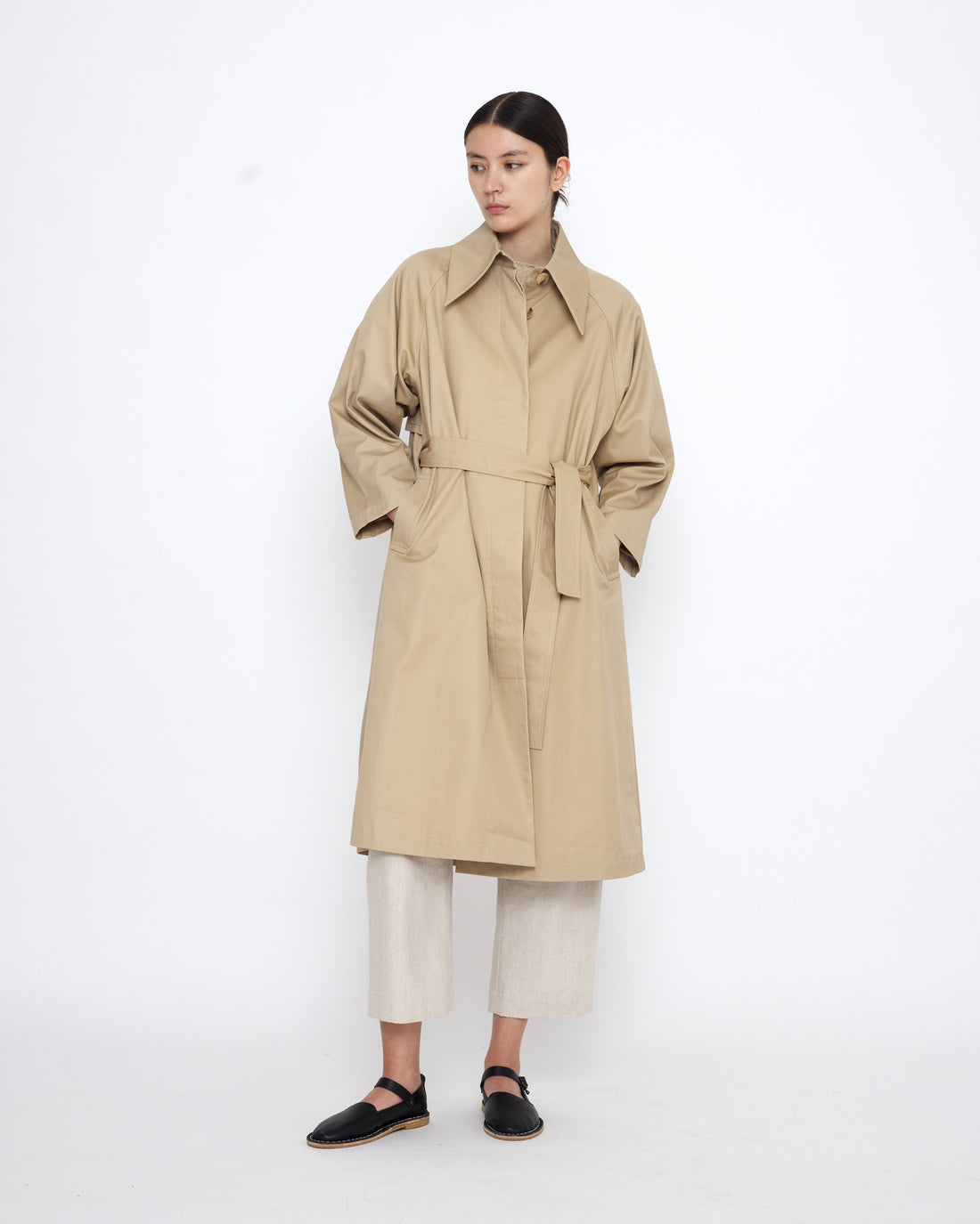 Spring Overcoat - SS25 - Tan Beige