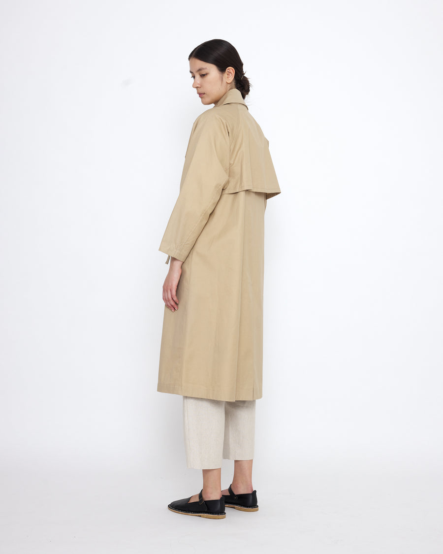 Spring Overcoat - SS25 - Tan Beige