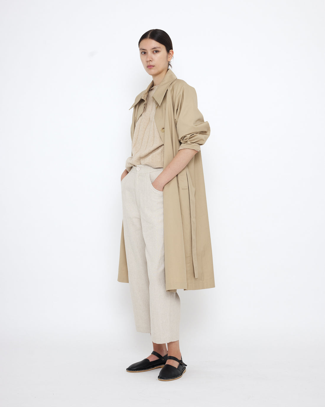 Spring Overcoat - SS25 - Tan Beige