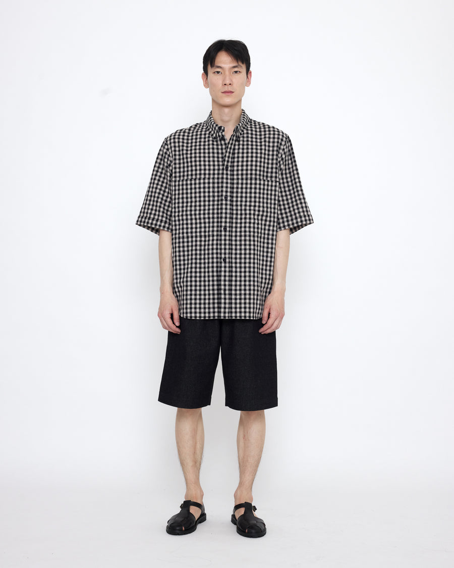 Gingham Double Pocket Shirt - SS25 - Gingham