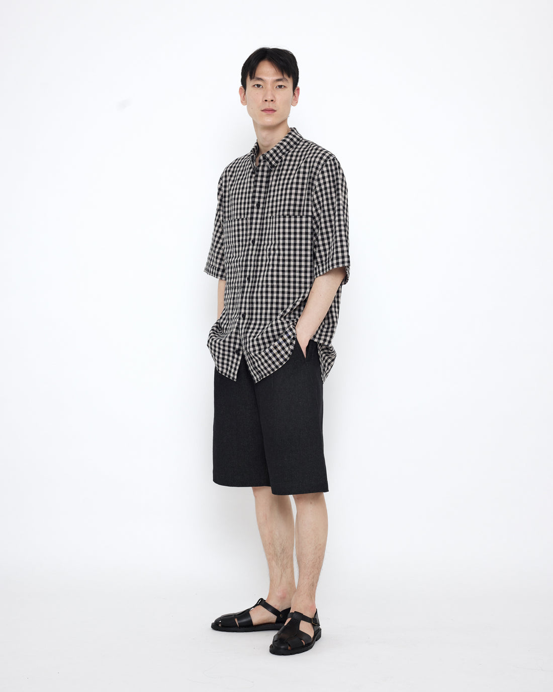 Gingham Double Pocket Shirt - SS25 - Gingham