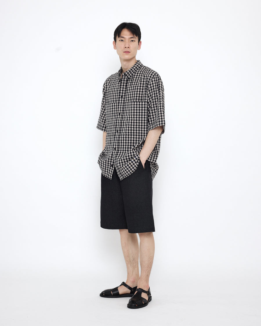 Gingham Double Pocket Shirt - SS25 - Gingham