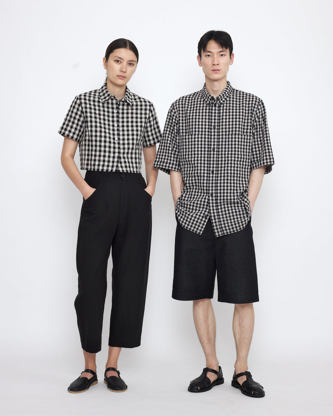 Gingham Cropped Shirt - SS25 - Gingham