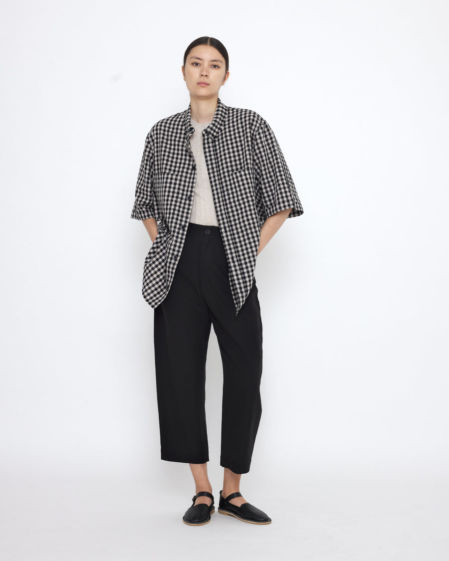 Gingham Double Pocket Shirt - SS25 - Gingham
