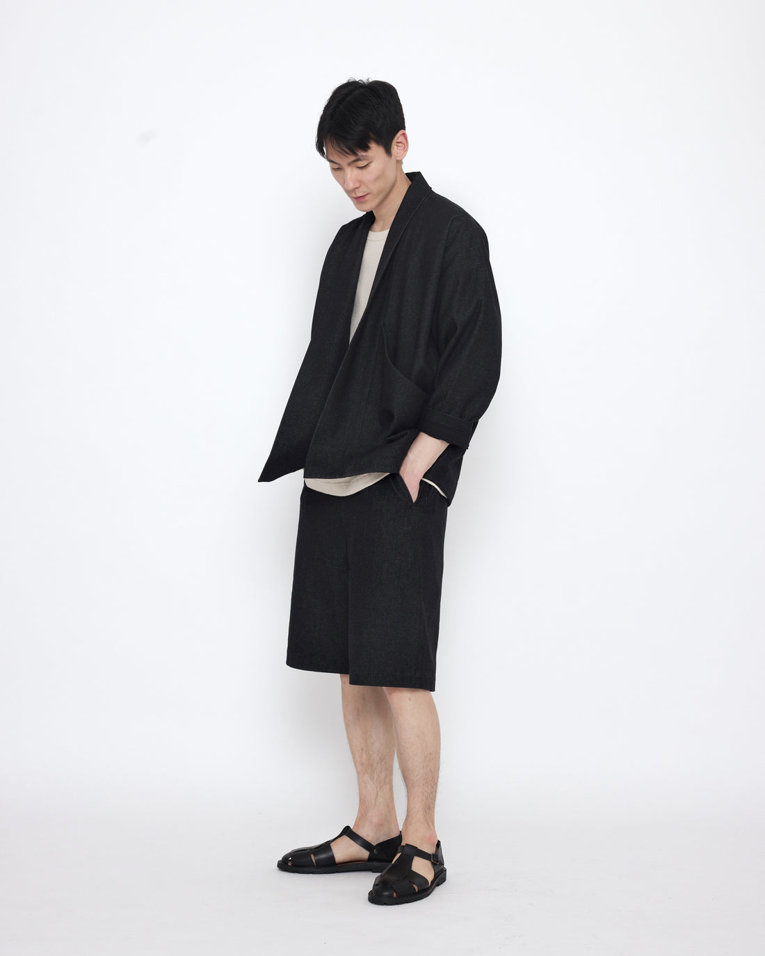 Signature Sumo Jacket - Soft Denim Edition - Faded Black