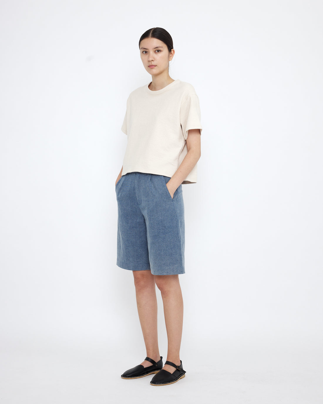 Signature Cropped Tee - Cotton Edition - Oatmeal