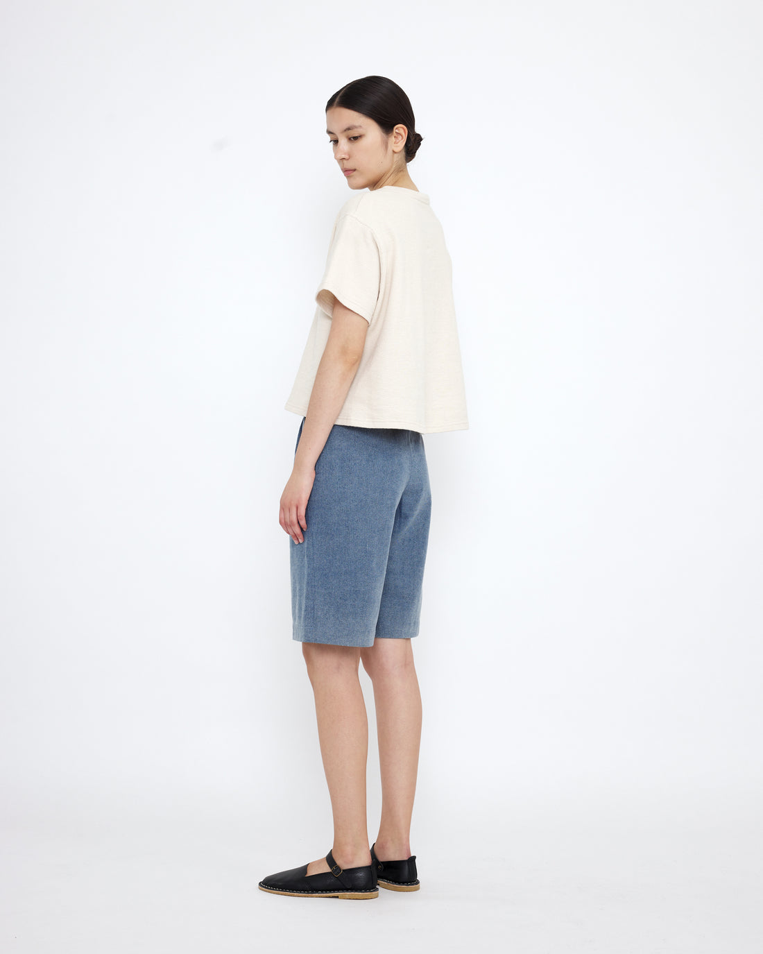 Signature Cropped Tee - Cotton Edition - Oatmeal