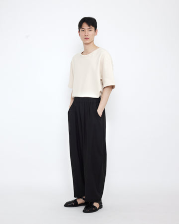 Elastic Panel Barrel Trouser - Summer Edition - SS25 - Black