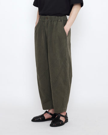 Elastic Lantern Trouser - SS25 - Faded Slate Gray