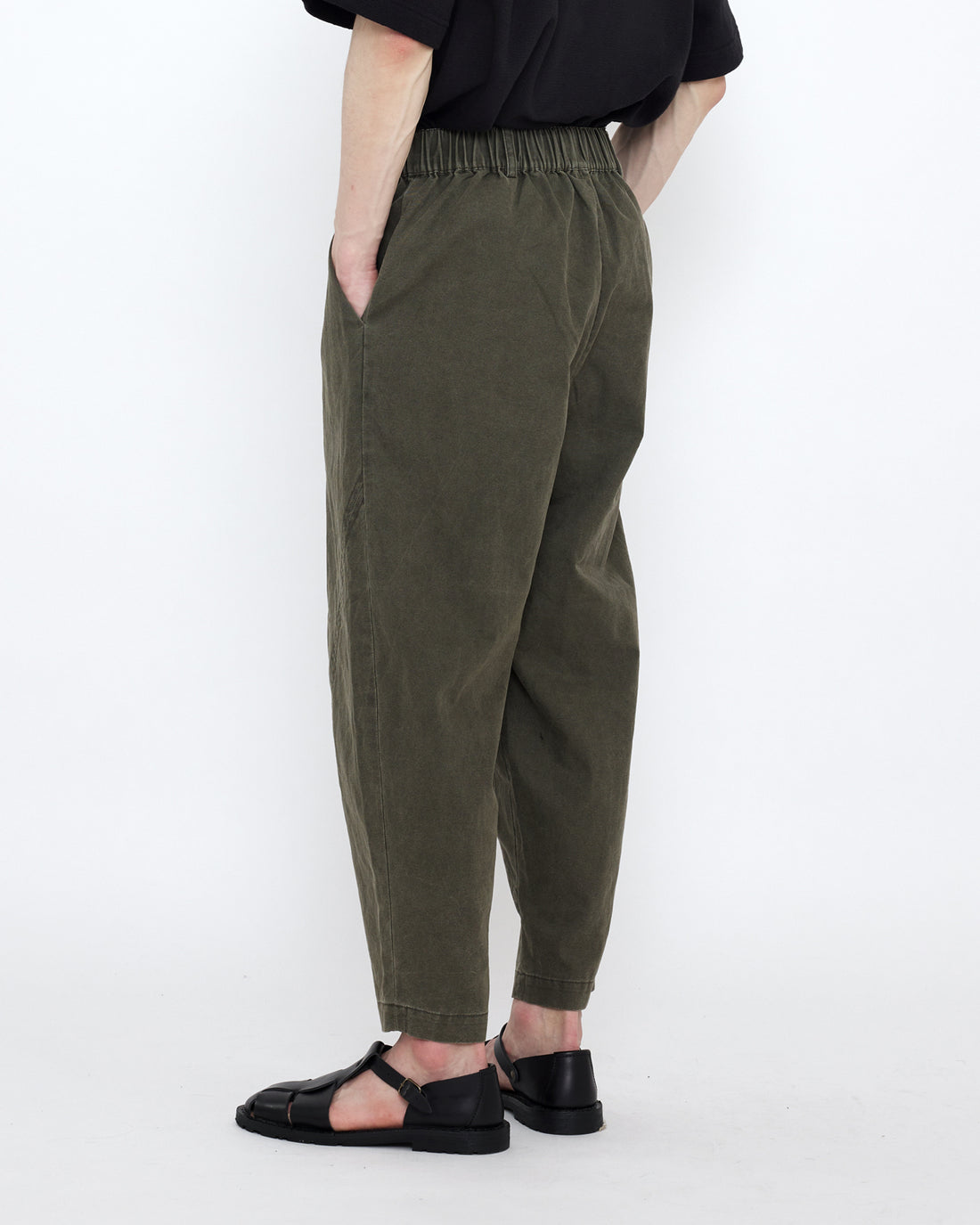 Elastic Lantern Trouser - SS25 - Faded Slate Gray