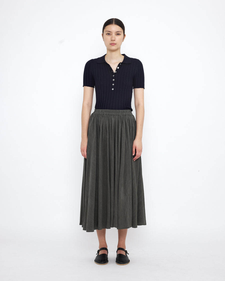 Collared Ribbed Fine Knit - SS25 - Color Options