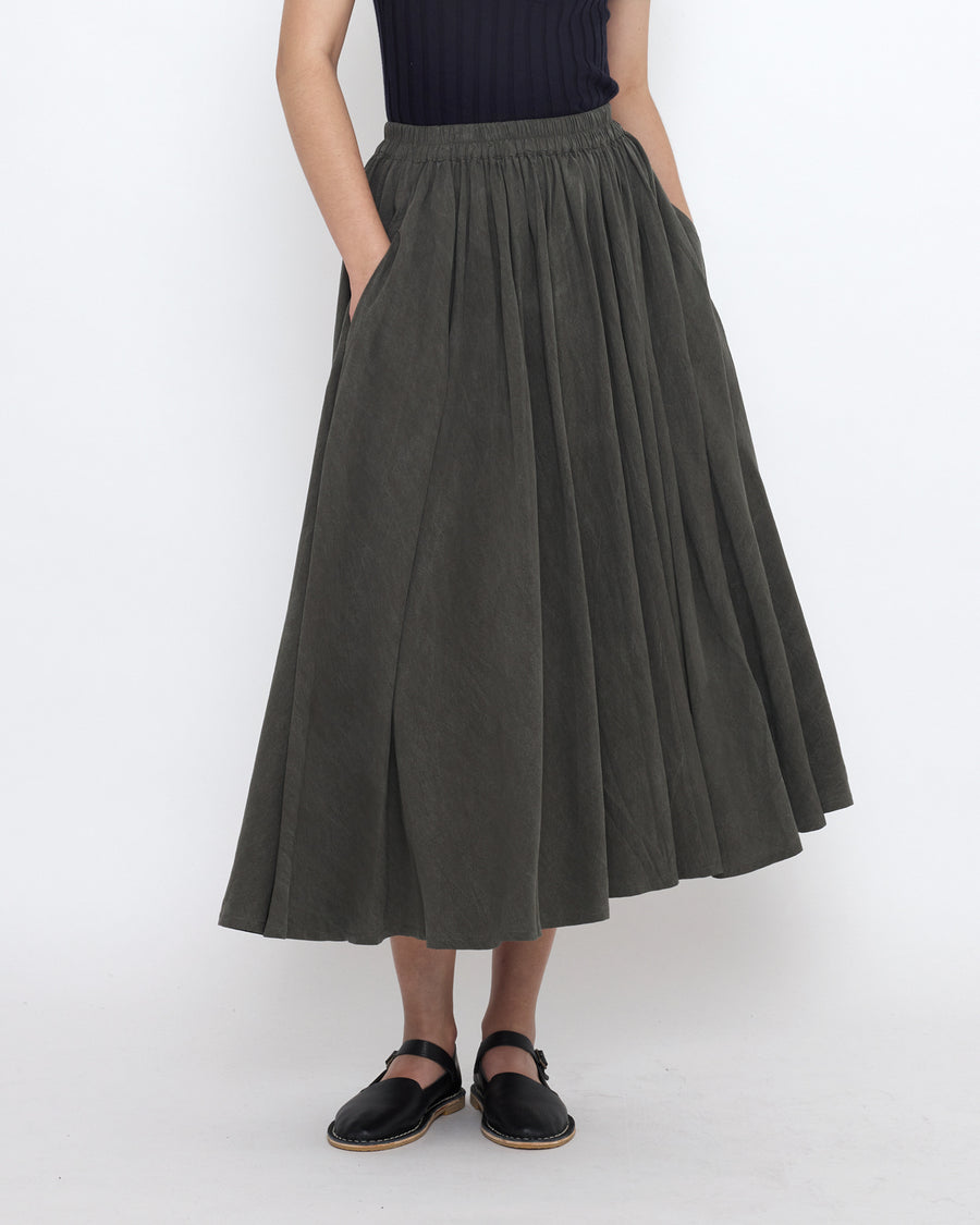 Soft Prairie Skirt - SS25 - Pewter Green