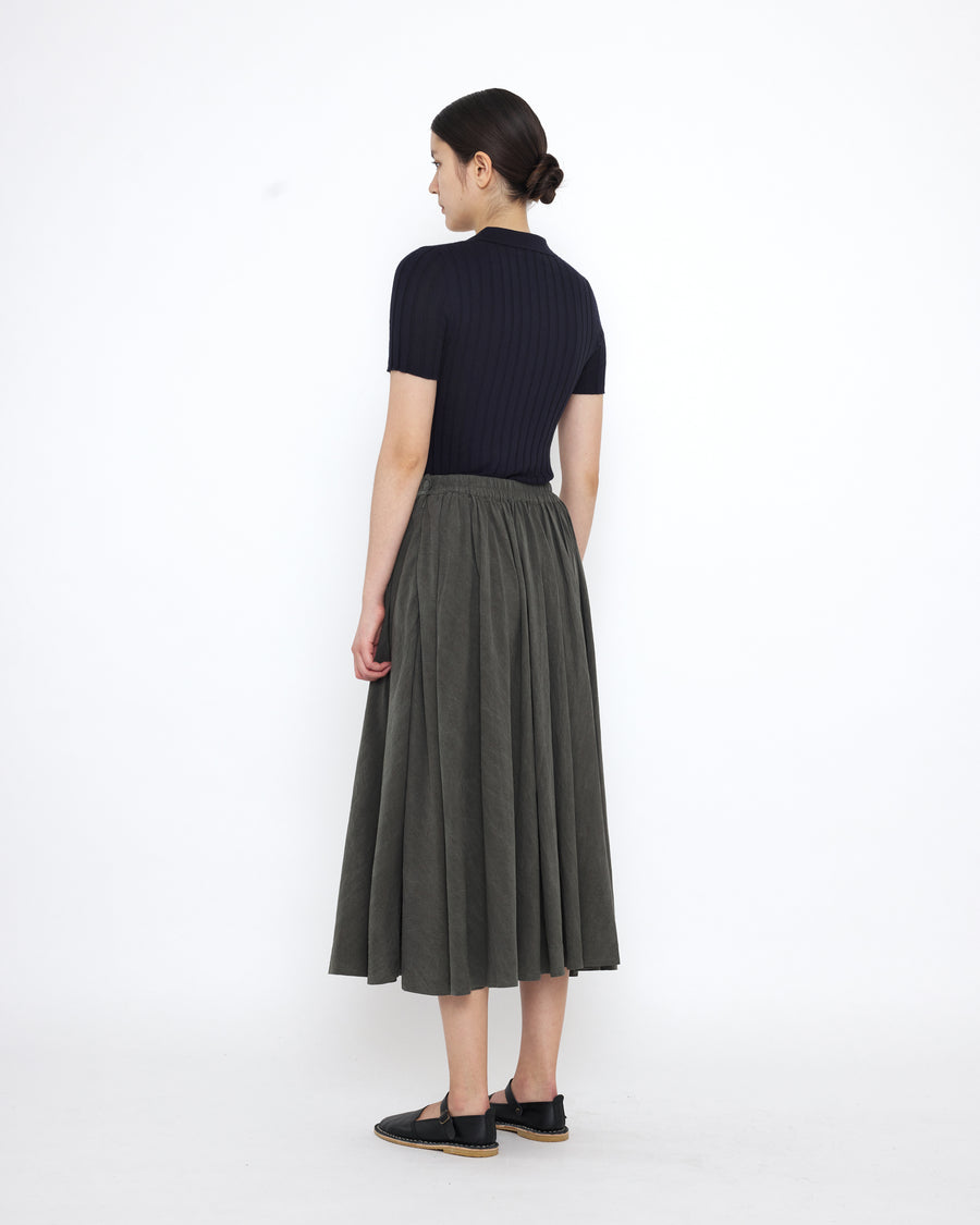 Soft Prairie Skirt - SS25 - Pewter Green