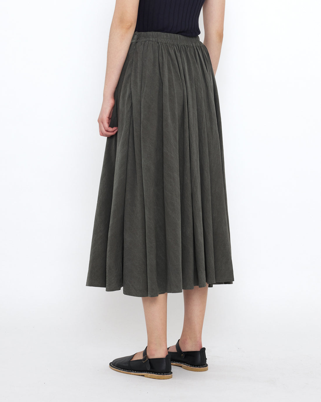 Soft Prairie Skirt - SS25 - Pewter Green