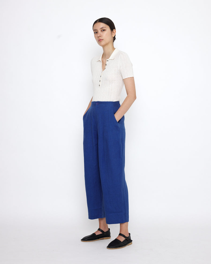 Collared Ribbed Fine Knit - SS25 - Color Options
