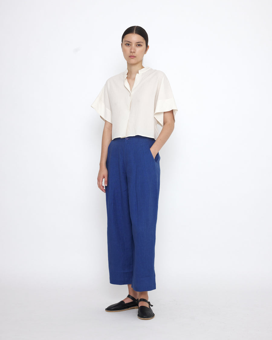Mandarin Top - SS25 - Antique White