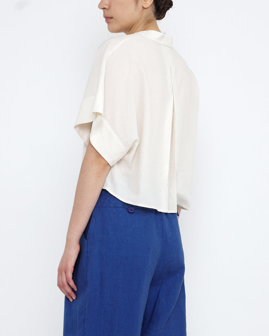 Mandarin Top - SS25 - Antique White