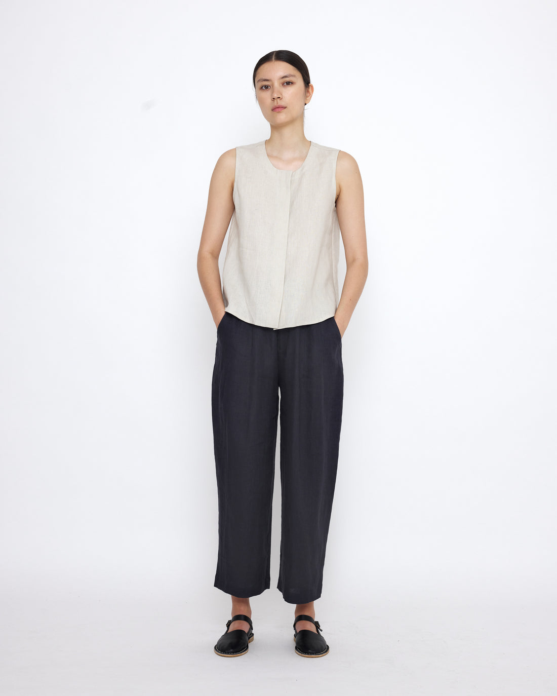 Linen Playtop - SS25 - Sand Beige