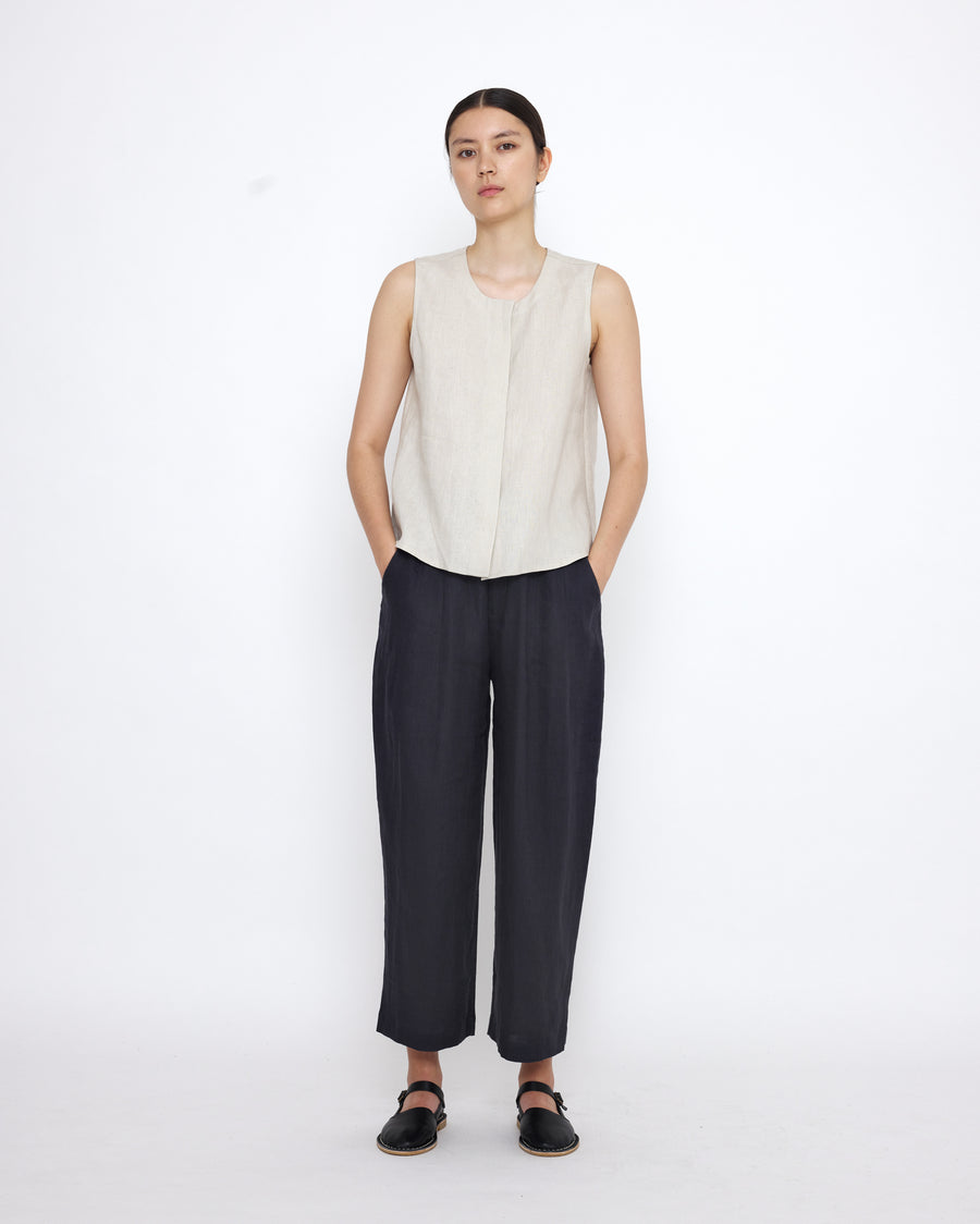 Linen Playtop - SS25 - Sand Beige