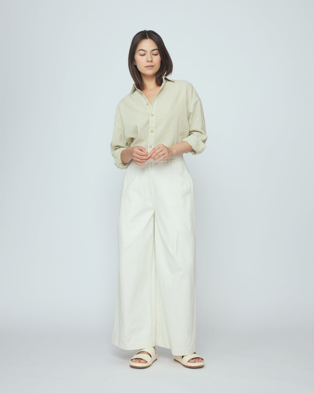 Wide-Legged Skate Trouser - SS26 - Pearl White