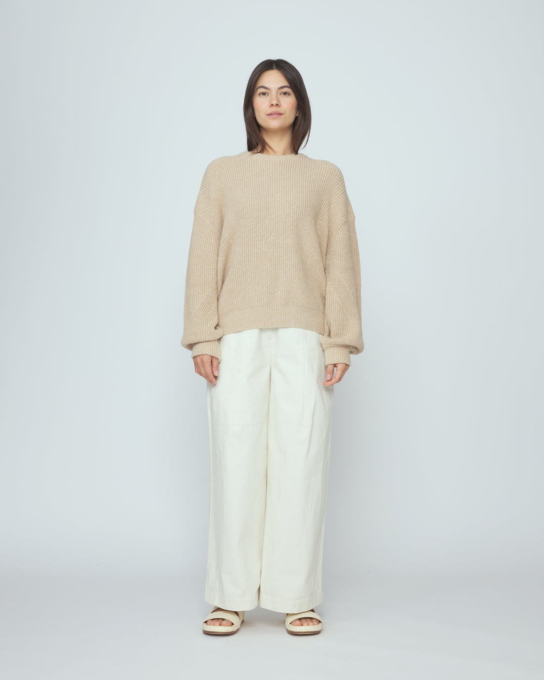 Spring Poet Sweater - SS26 - Chickpea
