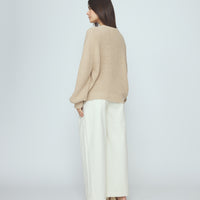 Spring Poet Sweater - SS26 - Chickpea
