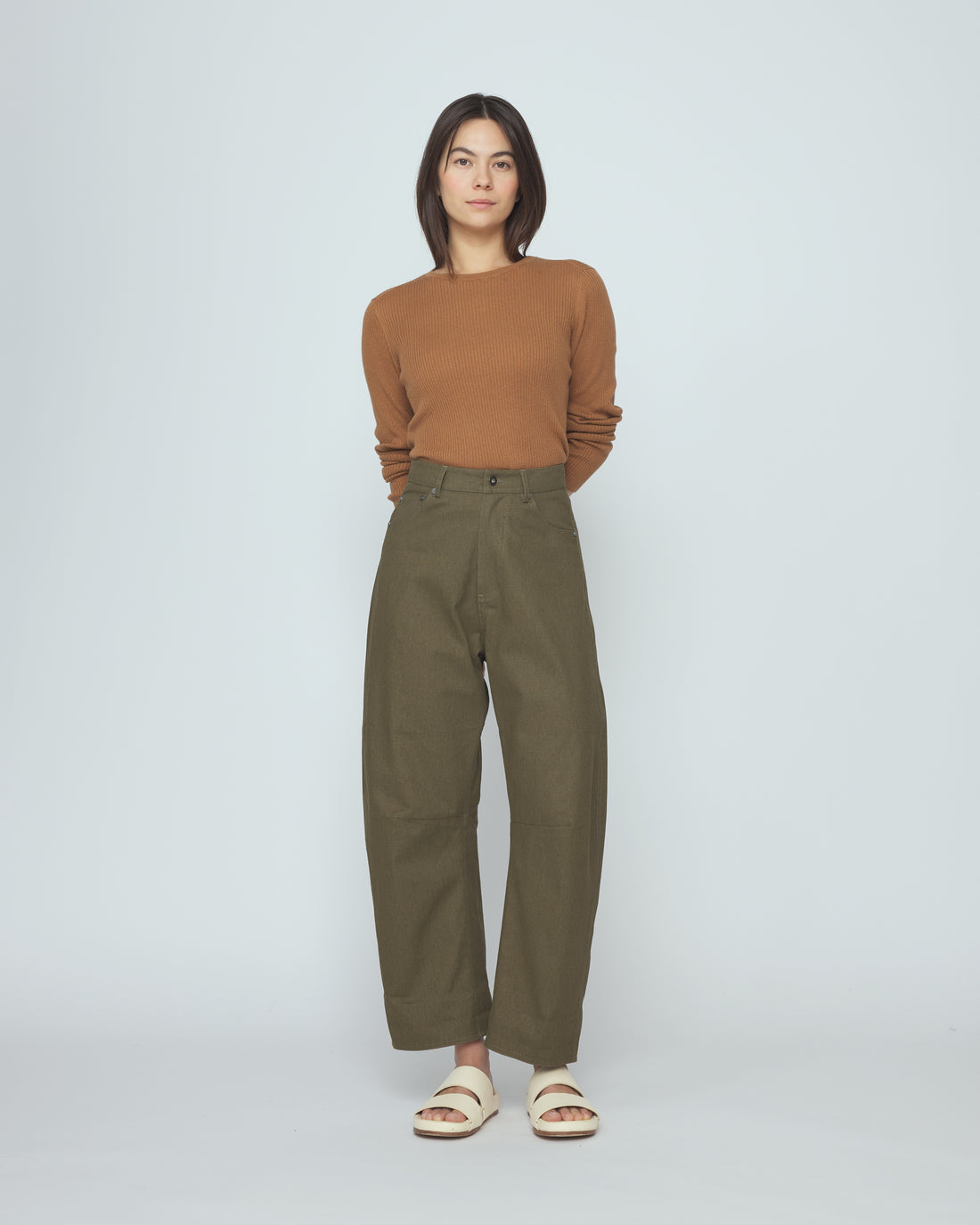 Ribbed Long Sleeves - SS26 - Rust