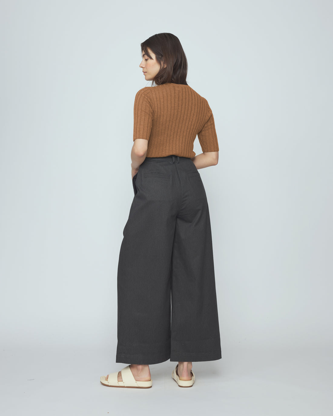 Ribbed Short Sleeves - SS26 - Rust