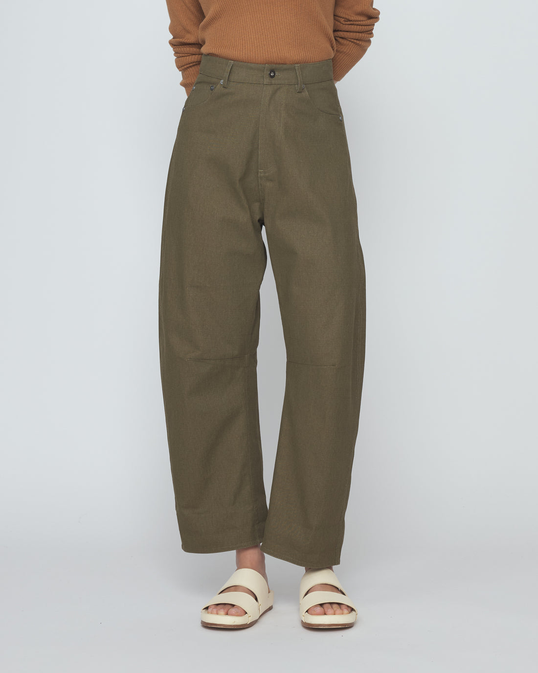 Curve Legged Work Trouser - SS26 - Olive Green