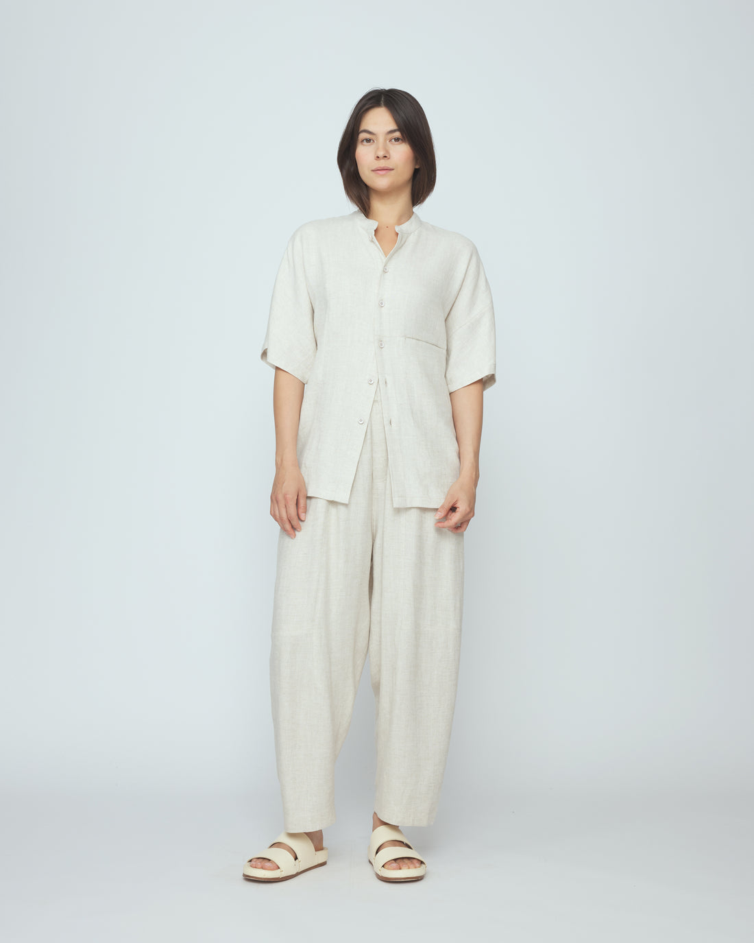 Panel Pocket Shortsleeves - SS26 - Oatmeal
