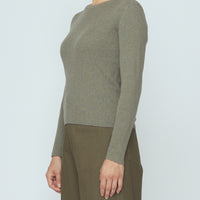 Ribbed Long Sleeves - SS26 - Sage Gray