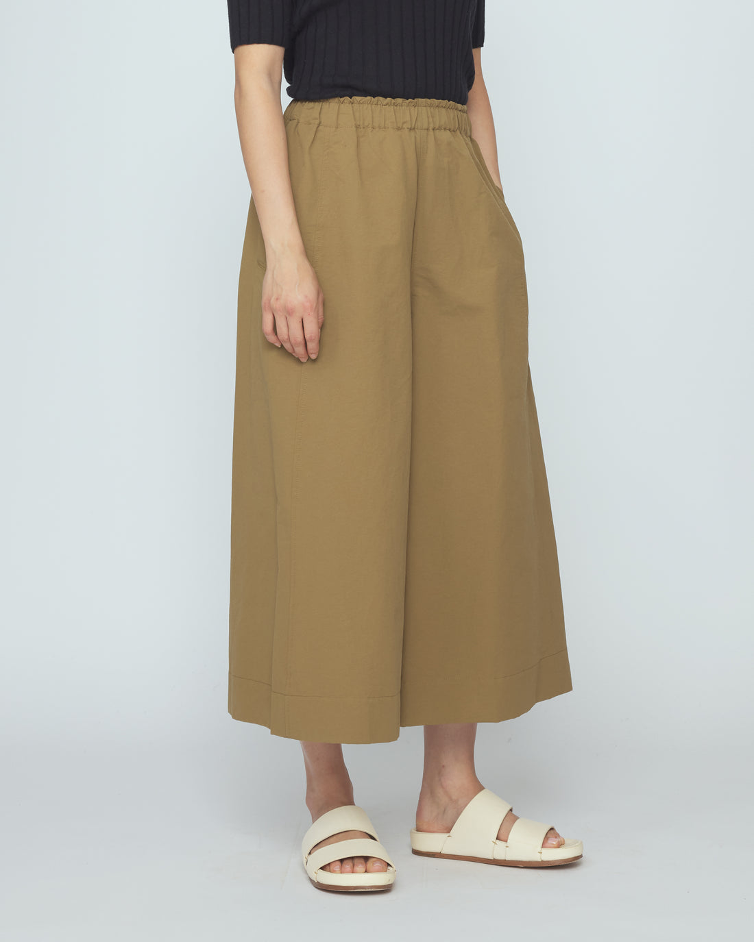Elastic Culotte - SS26 - Tan Brown