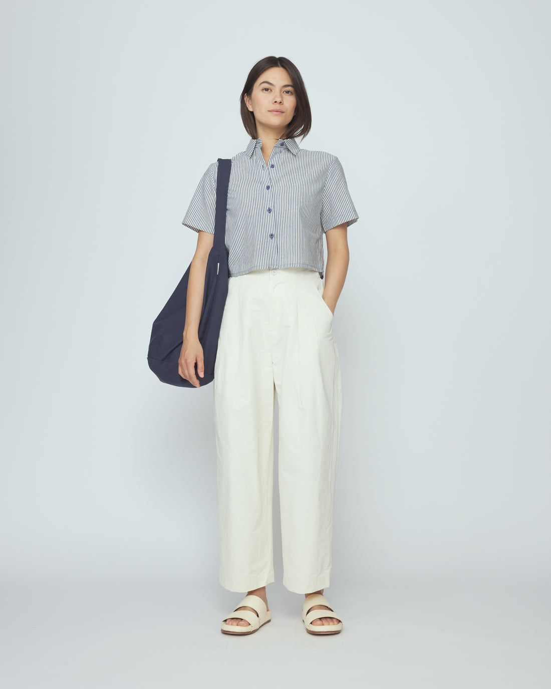 Spring Pleated Trouser - SS26 - Off-White