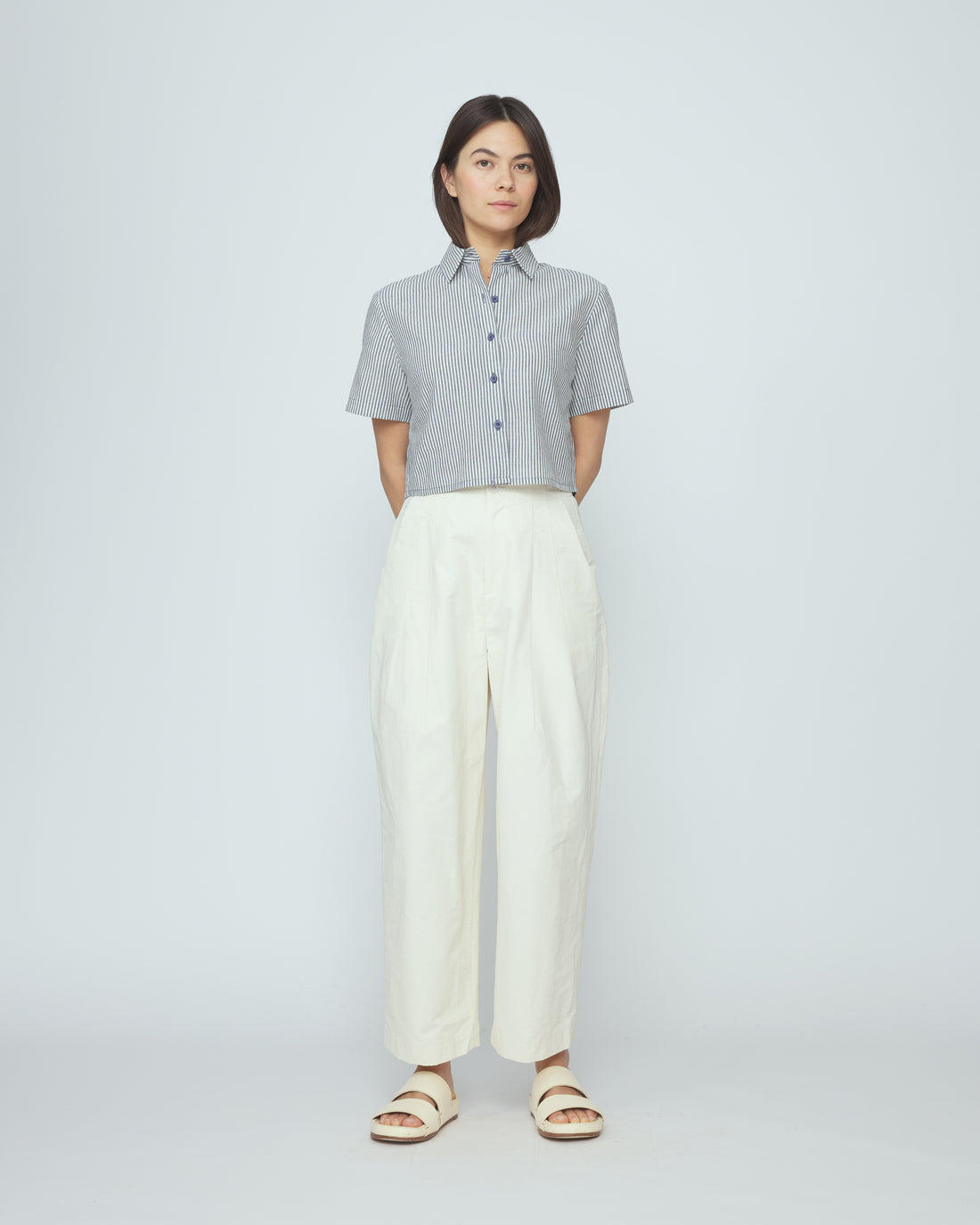 Spring Pleated Trouser - SS26 - Off-White