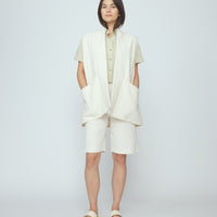 Reversible Vest - SS26 - Bone White