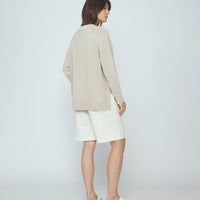 Roll Seam Pull Over - SS26 - Stone Beige