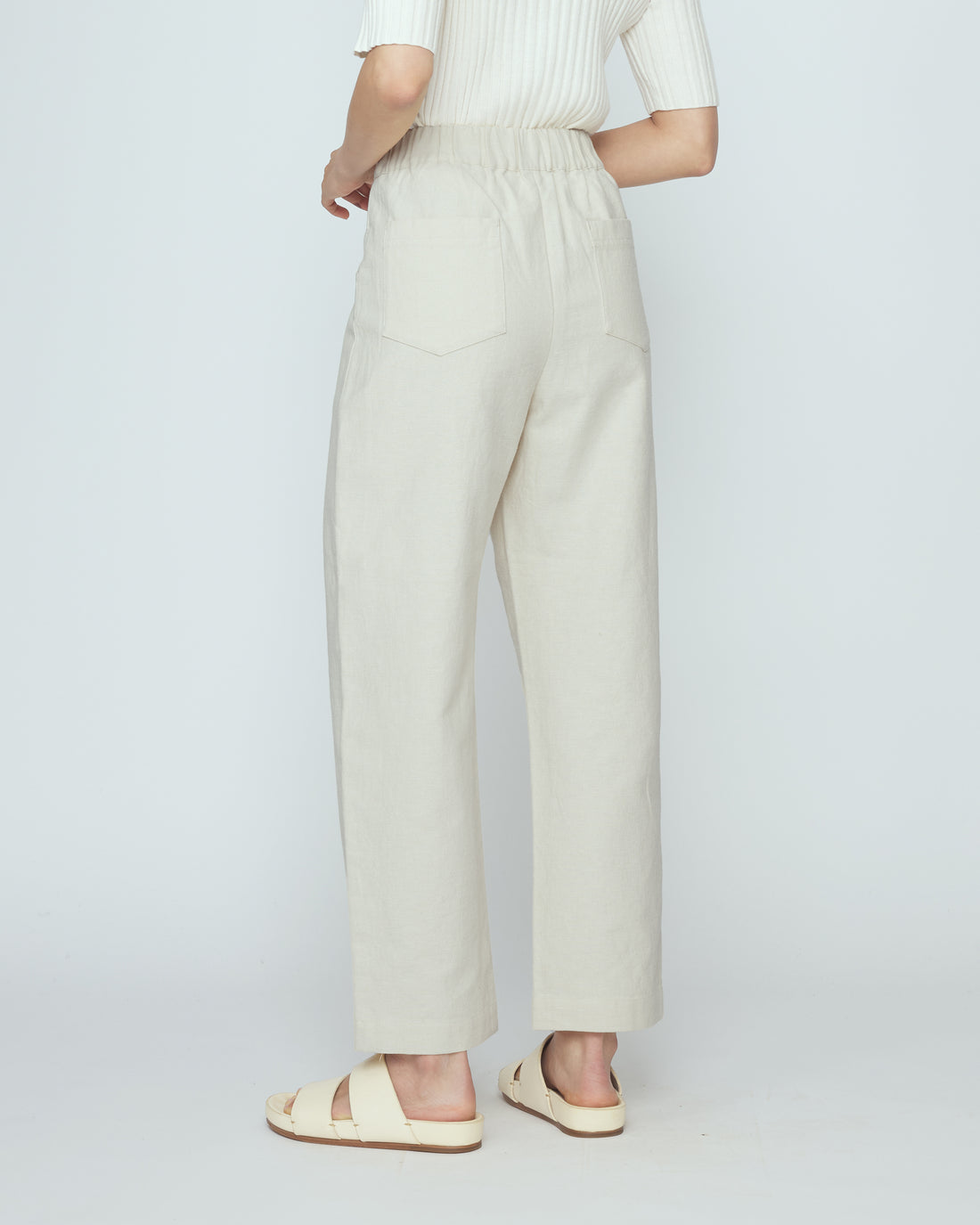 Signature Curve Legged Trouser - Canvas Edition - Oatmeal