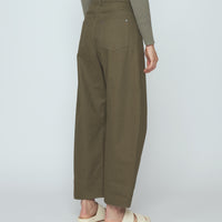 Curve Legged Work Trouser - SS26 - Olive Green