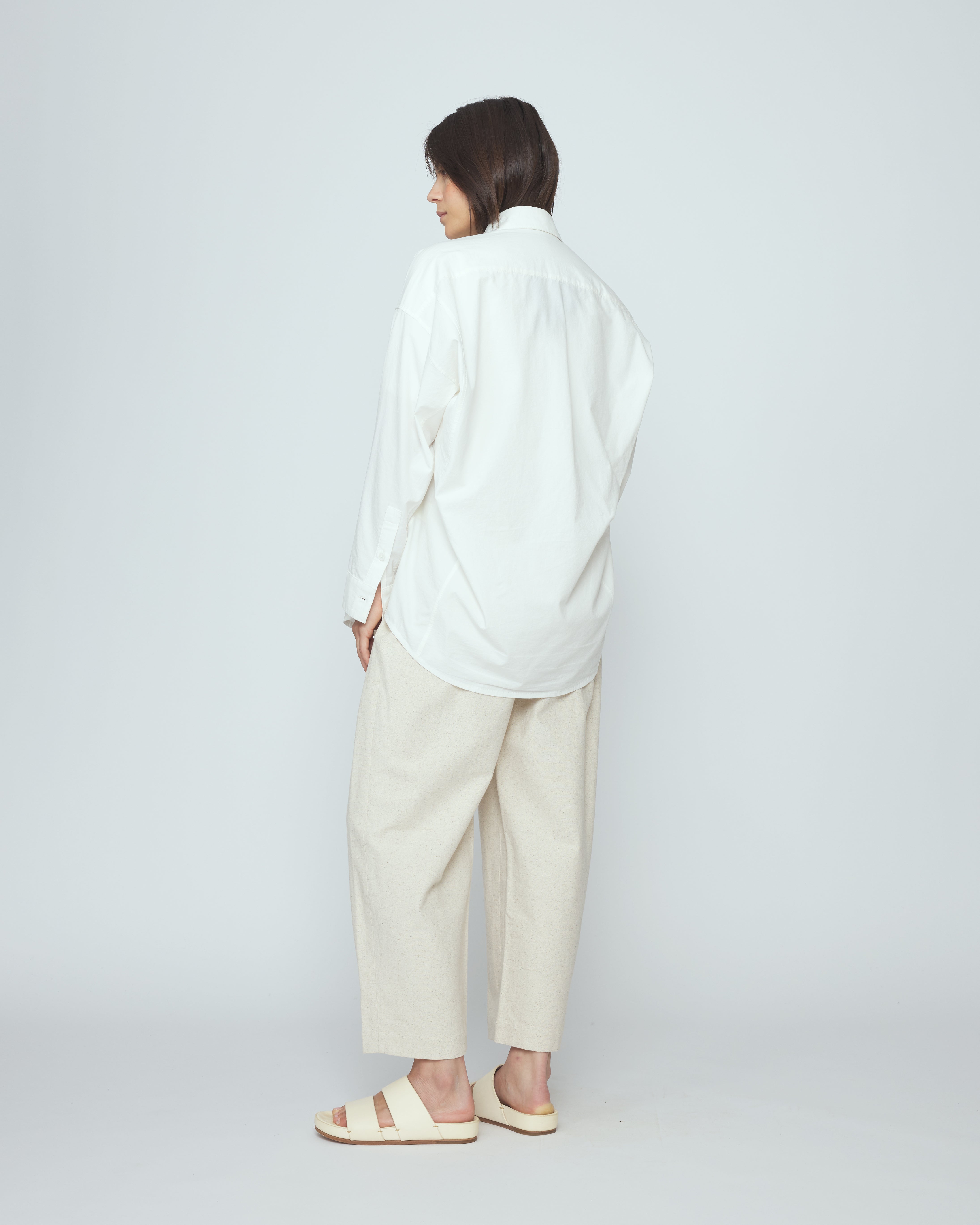Signature Cocoon Dress Shirt - Off-White