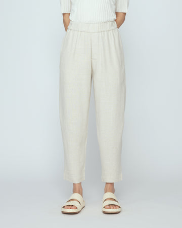 Signature Elastic Pull-Up Trouser - Classic Edition - Oatmeal