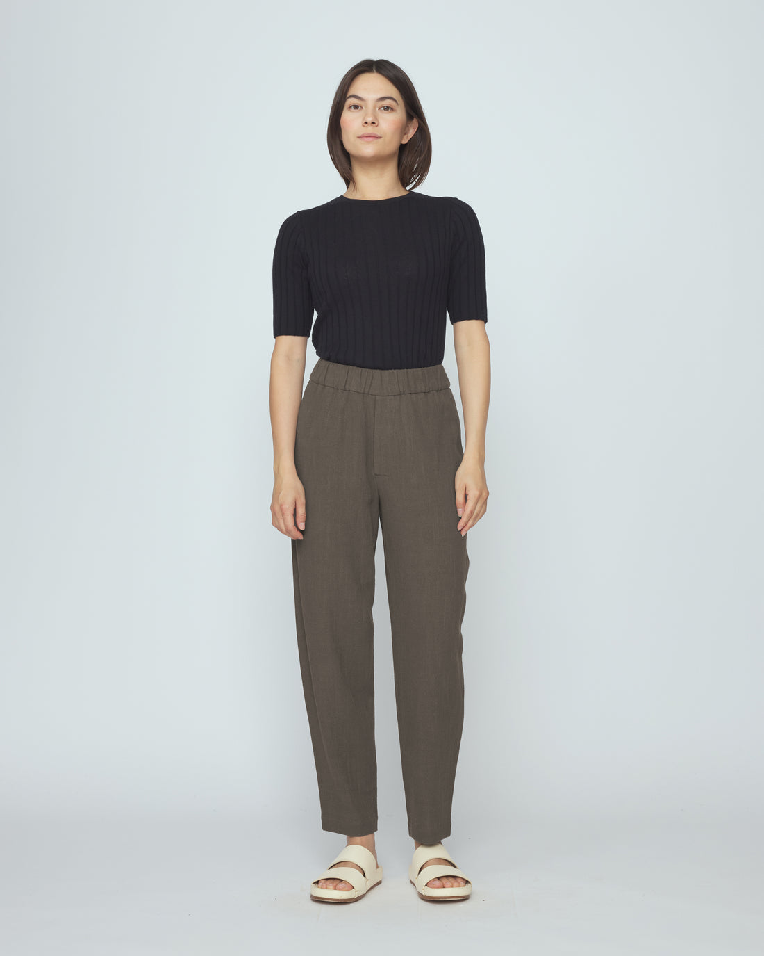 Signature Elastic Pull-Up Trouser - Classic Edition - Olive