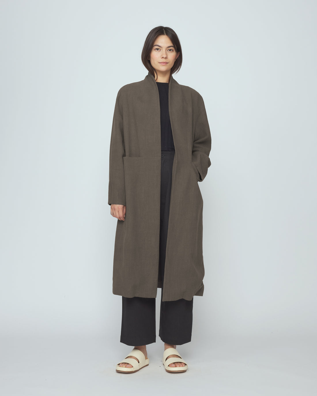 Signature Open Fall Coat - Classic Edition - Olive
