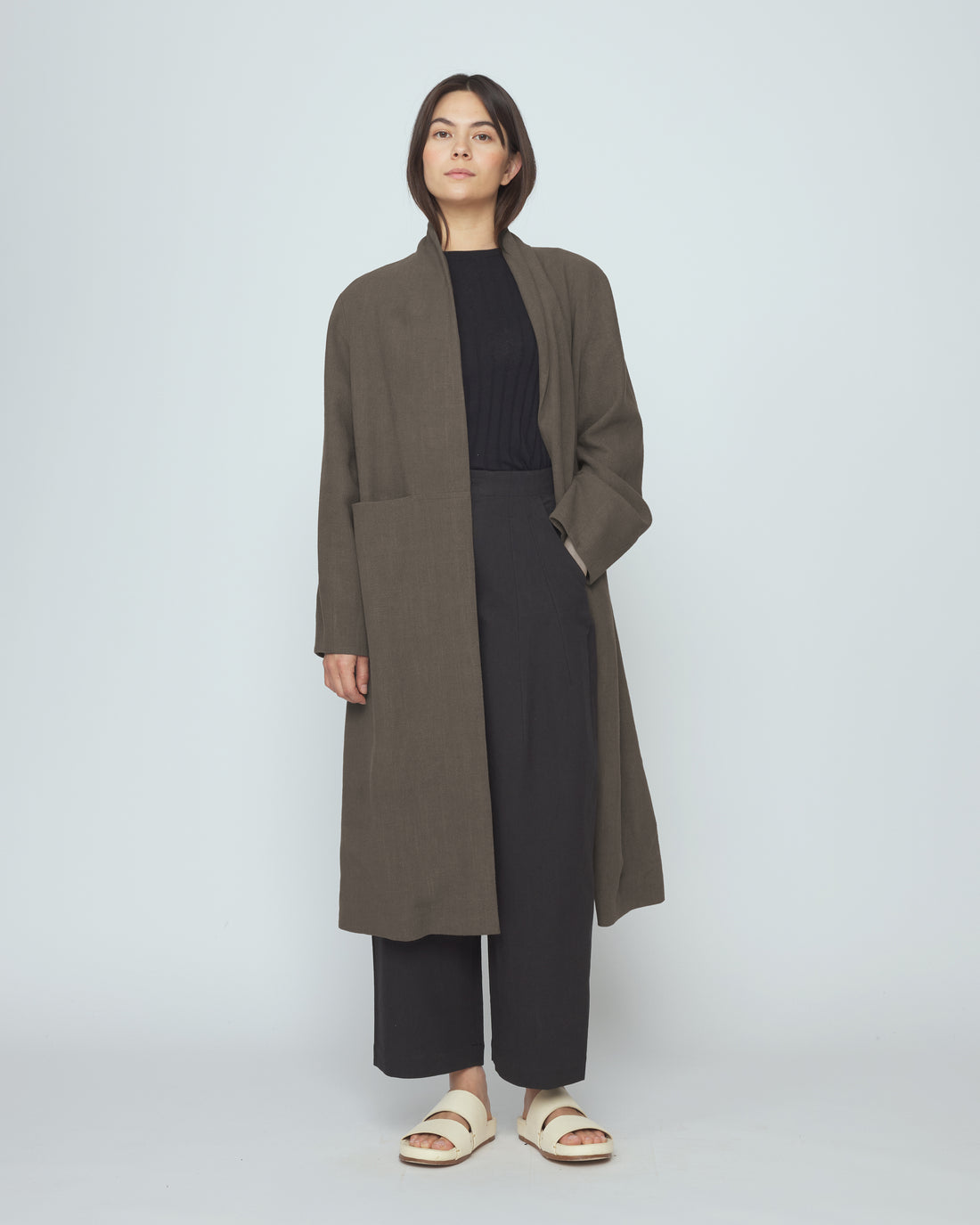 Signature Open Fall Coat - Classic Edition - Olive