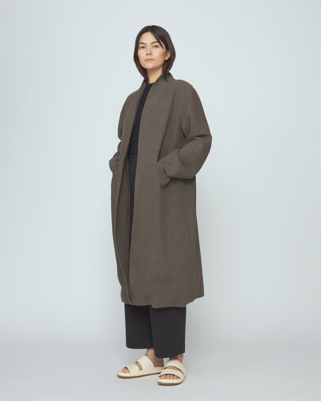 Signature Open Fall Coat - Classic Edition - Olive